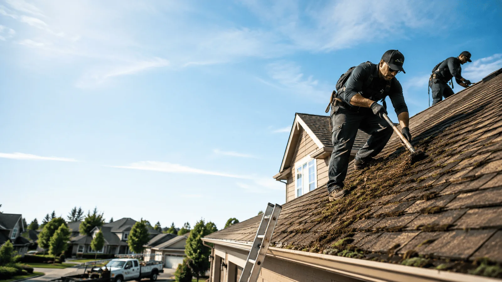 Roof Moss Removal in Plato, MN near me